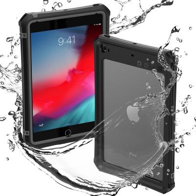 China IPad Mini Rugged mini 4/5 dropproof snowproof ip68 standard dustproof waterproof case for IPad mini 4/5 with kickstand and lanyard for sale