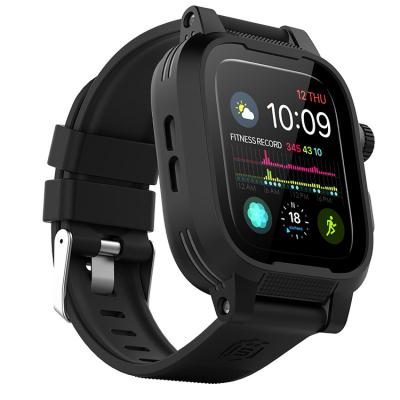 China Shellbox High Quality Shockproof IP68 Rating Watch Water Proof Case For Iwatch 40mm With Built-in Screen Protector And Watch Band for sale