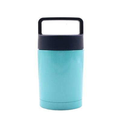 China Hot Sale PORTABLE Custom Logo Lunch Container Stainless Steel 304 Vacuum Insulated Food Jar Double Wall for sale