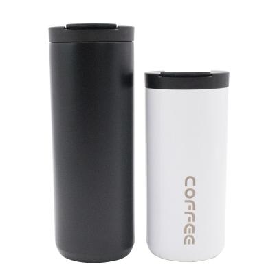 China PORTABLE Stainless Steel Vacuum Insulated Stemless Coffee Mug with Flip Lid, Double Wall Vacuum Insulated Stainless Steel Tumbler for sale