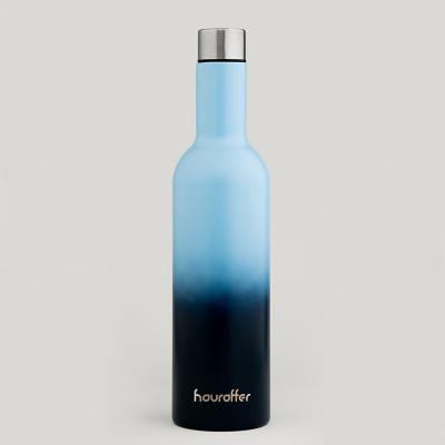 China New design sublimation stainless steel double wall vacuum flask PORTABLE water bottle on sale for sale