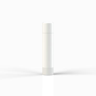 China White Empty Slim Cosmetics Lip Balm Tubes Packaging Custom Logo for sale