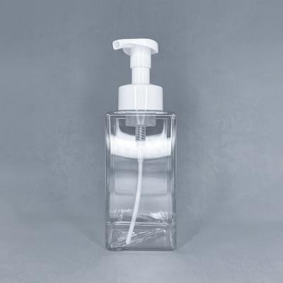 China Cosmetic Square Foam Pump Bottle 500ml for sale