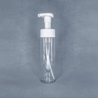 China 200ml Clear Foam Cosmetic Pump Bottle for sale