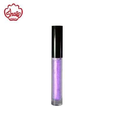 China Private Label Liquid Glitter Lip Gloss Cherry Purple Cosmetic for sale