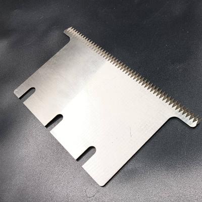 China food & Beverage Factory OEM Manufacturer Packaging Serrated Knives Tooth Blade, Food Packaging Machine Serrated Packaging Machine Blade for sale