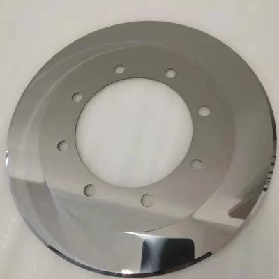 China Factory OEM Kinkelder Hss Circular Blade For Nonwoven Cutting , d2 9crsi Circular Cutting Blades for sale