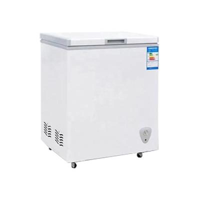 China Single-temperature 109L Mini Display Commercial Freezer Chest Small Ice Cream Chest Freezer Manufacturers for sale