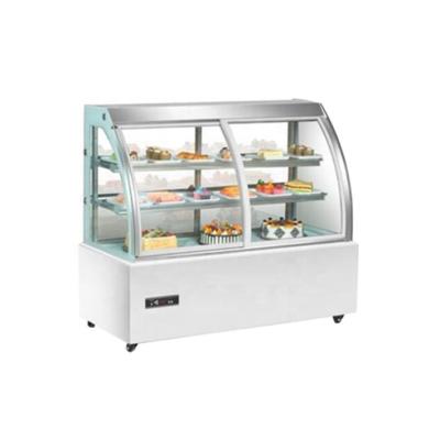 China Commercial Refrigerated Cake Display Fridge Cake Display Refrigerator Bakery Showcase Display Fridge Single-temperature Cake for sale