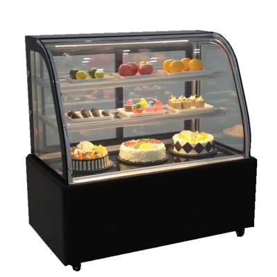 China Single-Temperature Refrigerator Bakery Refrigerated Cake Showcase Display for sale