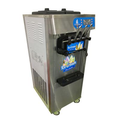 China Cheap 3 flavors soft ice cream machine price automatic control iceream snack machine factory for sale