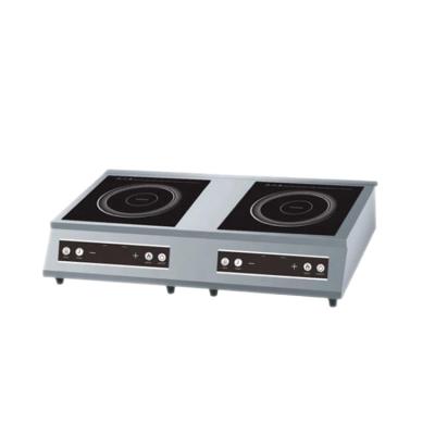 China Hotel High Efficiency Cooking And Easy Cleaning 2 Burner Electric Induction Cooker for sale