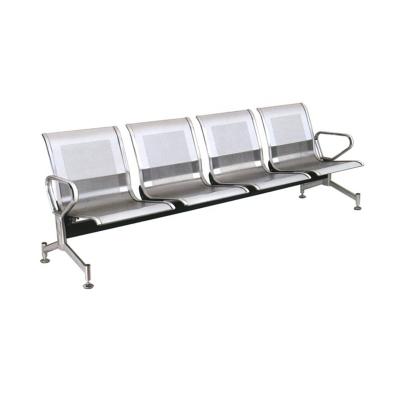 China Modern stainless steel 4 seater waiting chair for airport bench waiting room chairs for sale for sale