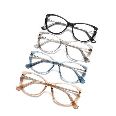 China For New Product Ideas Reading Glass 2021 Custom Stock Colored Glasses Frames New Handmade Acetate Optical Frames for sale