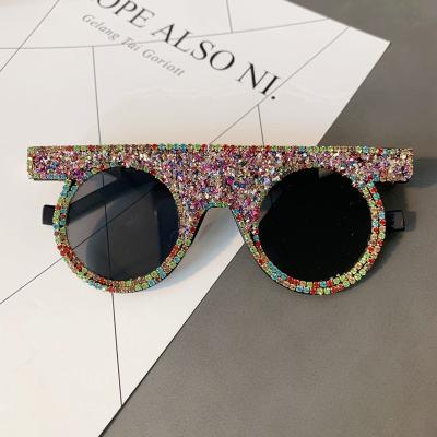 China Fashion Sunglasses Luxury Rhinestone Sunglasses Big 2021 Hot Selling Women Sun Glasses Sun Glasses for sale