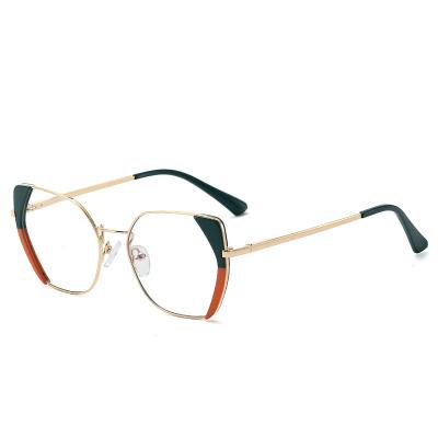 China For 2022 fashion computer eye protection optical frames glass frames reading glasses anti blue light glass women for sale