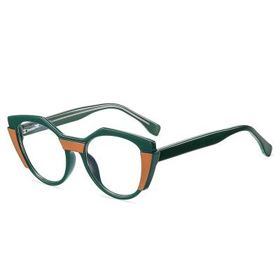 China For 2022 Reading Glasses Fashion Women Computer Eye Shield Optical Frames Blue Light Blocking Anti Computer Glasses Eyewear Glasses for sale