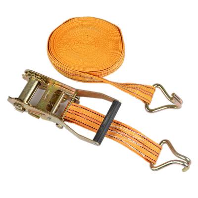 China Carrying Cargo Lashing Strap Yellow Polyester Ratchet Tie Down Buckle Covers Rubber Covered Ratchet Tie Down Buckle for sale