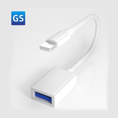 China Mobile Phone for Iphone to USB3.0 Camera Adapter for Iphone OTG Cable USB3.0 to OTG Adapter Female Cable Compatible for Macbook for sale