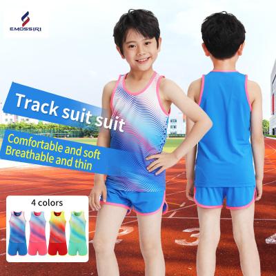 China Polyester Men Women And Kids Invest Running Shorts Sets Athletics Sportswear Sprint Suit Marathon Running Clothes for sale