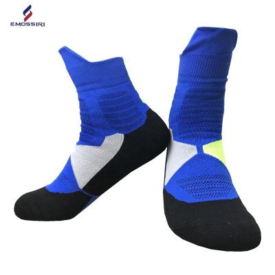 China Men's Professional Sports Basketball Socks Breathable Bottom Elite Towel Thick Sports Running Recycling Socks for sale