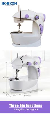 China HK-201 small multifunctional electric garment sewing machine is widely used and easy to operate household sewing machine for sale