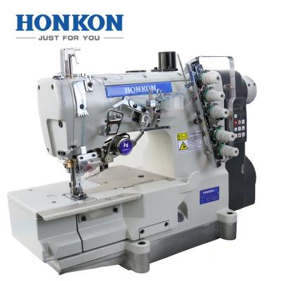 China Thin material such as HK-500-01CB-YT shirt direct drive coupling sewing machine with automatic thread trimming function for T-shirt for sale