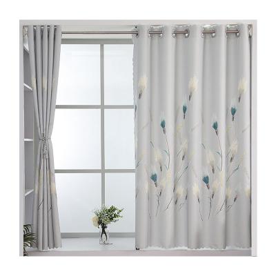 China Nordic Style Blackout Living Room Wanjia Lights Floating Curtains Living Room Home Decoration Floating Curtains for sale