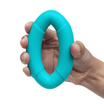 China Fitness Equipment Application Factory Custom Goods Non-slip Finger Grip Circle Strengthener Portable Training Hand Grip for sale