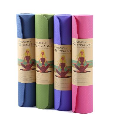 China Waterproof Custom Yoga Mat Pilates Tape 6mm Band Foldable Eco-Friendly Foldable Yoga Mat for sale