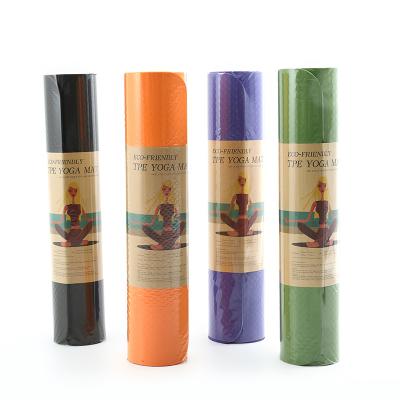 China Factory Waterproof Eco-Friendly Custom Brand Eva Pvc Floding Travel 6mm Rubber Yoga Mat for sale