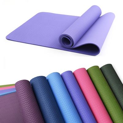 China Roll Band Print Moq Bass Foldable Exercise Yoga Mat Portable Fitness Custom Wholesale Waterproof Bulk for sale