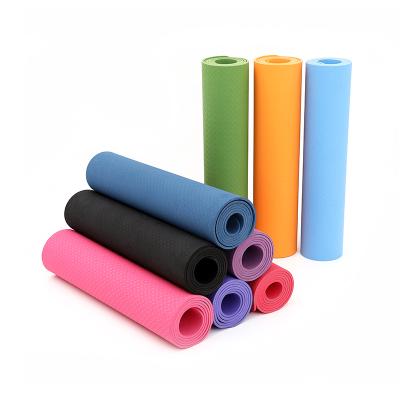 China Hot Selling Pilate Waterproof Accept Customized Logo Band Yoga Mat Exercise Mate Foldable Non Slip for sale