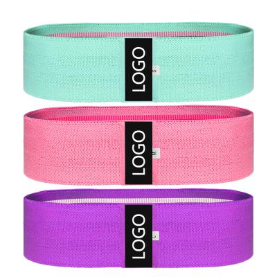 China In The Running Elastic Home Fitness Equipment Workout Circle Rubber Squat Expander Hip Loop Resistance Bands Custom Fabric Booty Bands for sale