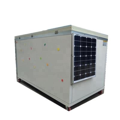 China Small Farm Mobile Solar Dryer Machine Solar Powered Food Dehydrator With Electricity for sale