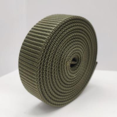 China High Tenacity 32mm webbing belt fabric rolls for making web belts  customized  Polypropylene webbing 3.6 mm thick pp webbing tape for belt for sale