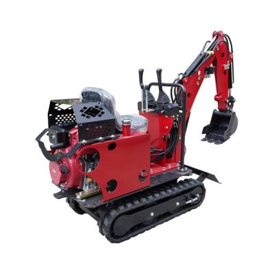 China Chinese Hotel Cheap Price Small Crawler Digger Wind Storm Excavator LUYU-LZ08 Mini Model 800 Kg Patent Mini Diesel Track Excavator for sale