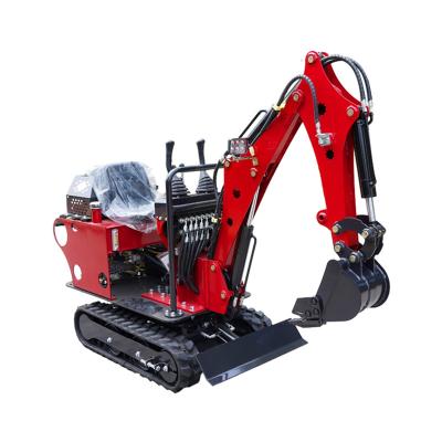 China Good Quality Chinese Hotel LUYU-LZ08 Digging Machine Small Mini 0.8 Ton Mini Excavator With Attachments for sale