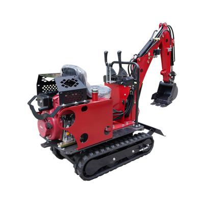 China LUYU-LZ08 Hotels CE EPA Imported Engine Micro Excavator 0.8Ton Mini Excavator With Boom Swing And Retractable Shoes for sale