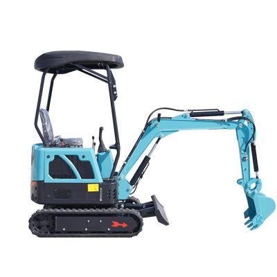 China LUYU-LZ17 Hotels Factory Smallest 1.7ton Hydraulic Rubber Crawler Tracked Bucket Mini Digger Backhoe Excavators for sale