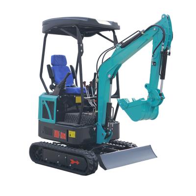 China Free Shipping China Wholesale Mini Compact Excavators LUYU-LZ17 Hotels Mini Diggers 1.7 Ton Price With Thumb Bucket For Sale for sale