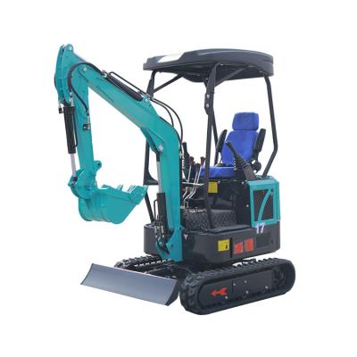 China Crawler Small Mini Excavator For Sale Mini Micro Hydraulic Digger Machine Factory Price Hotels LUYU-LZ17 New 1.7 Ton for sale