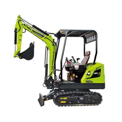 China LUYU-18 Hotels New Design Mini Digger Excavator China 1t Quality Mini Bagger Good For Garden for sale