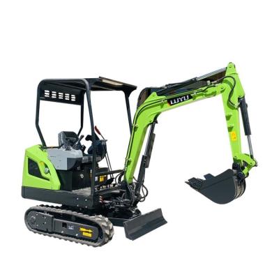 China LUYU-18 Hotels wholesale china manufacture newest 1ton crawel grab excavator digger for sale for sale