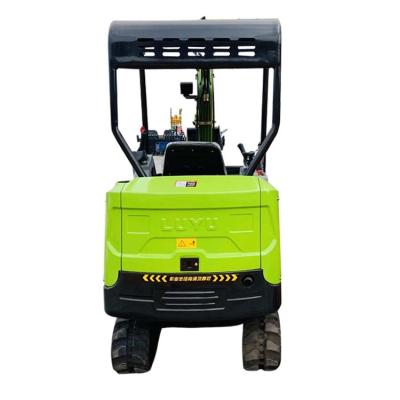 China Hotels LUYU-18 CE Certification 1.8 Ton/ISO New Cheap Mini Excavator For Sale Garden Construction for sale