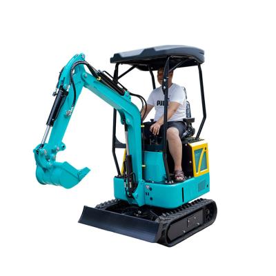 China New Hotel Best Excavator LUYU-LZ16 Cost 1.6Ton Digging Hydraulic Small Digger Machine Prices micro mini excavator for sale for sale