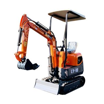 China British Hotels LUYU-10A Mini Crawler Excavators With Factory Price Mini Digger 800kg Mini Excavator For Sale for sale