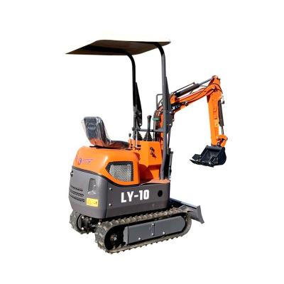 China New Hotels LUYU-10A 202 Mini Excavators 800kg Digger With Rubber Track China Manufacturer for sale