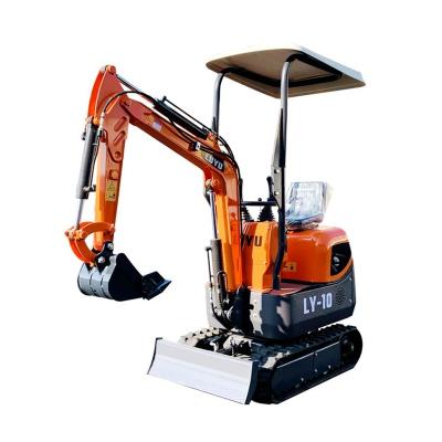 China New Garden Hotels LUYU-10A Mini Excavators 1ton Micro Excavators Cheap Price Mini Digger for sale