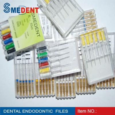 China STAINLESS STEEL DENTAL ENDO FILES (K FILE, H FILE, REAMER, SPREADER, PLUGGER) for sale